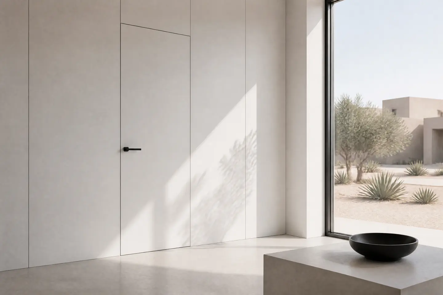 A close-up of Modern style materials, furniture and finishes