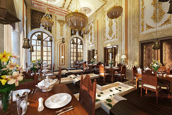 ديكور مطعم كلاسيك