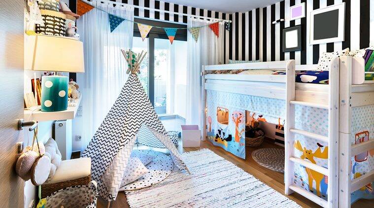 Decoration in the design of the children's room