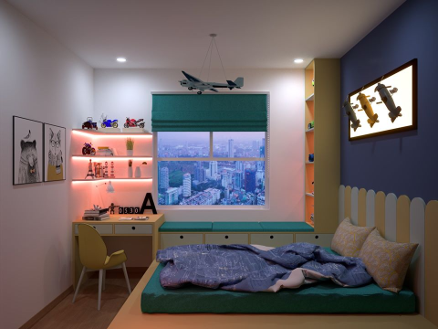 The latest models of children's rooms