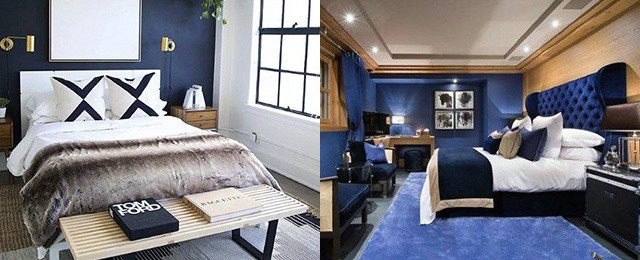 blue bedroom design