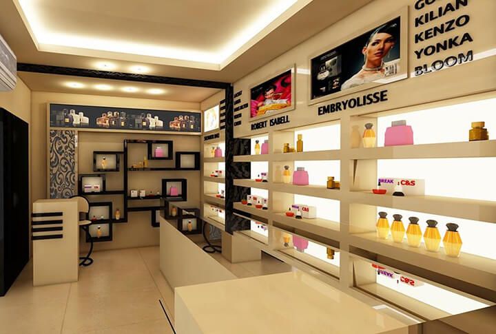 ديكور محل عطور