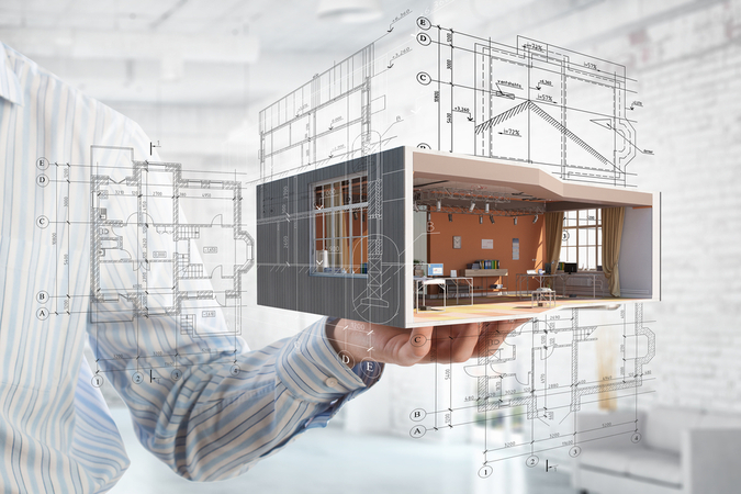 مراحل التصميم الداخلي ثلاثي الأبعاد